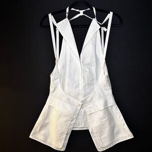 Jacquemus Harness Top Womens 36 Ivory LE HAUT ASCEA Le Coup De Soleil Runway